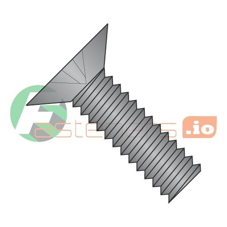 Newport Fasteners #10-32 x 1/2 in Phillips Flat Machine Screw, Zinc Plated Steel, 10000 PK 823982